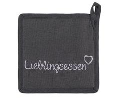 Out of the blue Topflappen, Baumwolle, Grau, 19 x 19 x 3 cm, 2-Einheiten