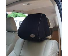 Auto Kissen mit Memory-Schaum, Auto Nackenkissen für das Fahren, Autokissen Kopfstütze für Autositz, Auto Nackenkissen(schwarz)