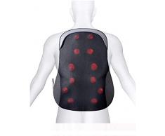 XHDMJ Tragbare Taille Und Rücken Beat Massage/Kneten Lendenwirbelsäule Ganzkörper Funktionskissen Stuhl - Heim Und Auto - Silation Massagethermostat Hot Compress Automatic Timing Protec