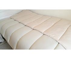 3 SUiSSES Bettdecke Decke Sommerdecke Couette Mikrofaser • Übergröße • Große Größen Wendre (Lin, 240x260cm, 350g/m2)