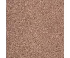 Teppichfliesen Vienna selbstliegend | Rücken: Bitumen, rutschhemmend | Strapazierfähig | Bodenbelag für Büro und Gewerbe | 50x50 cm | Viele Farben (Beige)