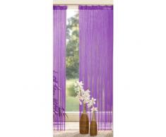 Gardinen Set, 2 x Fadengardine, Tunneldurchzug, 250x145, Lila