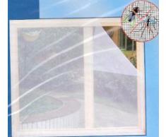 Insektenschutz-Gitter/Fliegengitter für Fenster, weiß, 130 x 150 cm