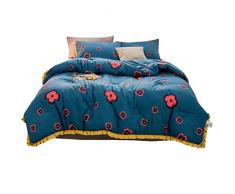 Bettdecken Extra Large Faserbettdecke, Mädchen Kleine Blumenspitze Winter-Steppdecke, Schlafeinzel Frühling Und Herbst Quilt 150 * 200 cm, 200 * 230 cm Doppel Warme Winter-Steppdecke,
