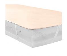 PROCAVE | Atmungsaktive Matratzen-Auflage 140x220 cm | Matratzenschutz aus 100% Baumwolle | hochwertiger Molton Matratzenschoner für Bett | Made in Germany