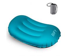 Aufblasbares Kissen BIFY Campingkissen Blau Aufblasbares Reisekissen Sitzkissen multifunktional für Camping im Freien, Strand, Urlaubsreise, Büro, Reise - Blau