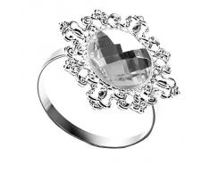 12 Stück Serviettenringe Serviette Halter Wedding Banquet Dinner Dekor gefallen Silber