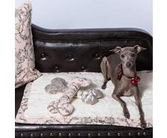 Hundedecke, Toile de Jouy, Decke für den Hund rosa Chinchilla Toile de Jouy Webpelz in verschiedene Größen