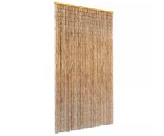 vidaXL Insektenschutz Türvorhang Bambus 100x220cm Fliegenschutz Dekovorhang
