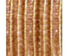 Arsvita Fadenvorhang Metallik-Optik mit Stangendurchzug, Türvorhang 140x250cm (Gold)