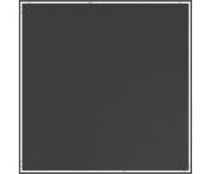 einfarbig Blickdicht Vorhänge 2er Set mit Universal-Kräuselband Bleistift (Dunkel Grafit 61, 135x215 cm - BxH) lichtundurchlässig 2 Stück Vorhang, Sonnen- und Sichtschutz Gardinen, Schal, Dekoschal für Wohnzimmer Schlafzimmer Kinderzimmer