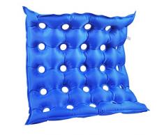 LYCOS3 Luftaufblasbares Kissen Anti Dekubitus Rollstuhl-Sitzkissen Luftmatratze für längeres Sitzen, Luftsitz, aufblasbar, Büro, Auto, Rollstuhl, quadratisches Kissen Kissen mit Pumpe