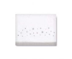 pirulos Dot Stars – Mikrofaser-Bettwäsche für Wiege, Grau
