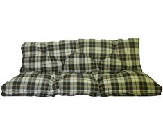 Beo Hollywoodschaukel Comfort Auflage 2-teilig karo grün