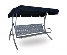 Angerer Trend Schaukelauflage Korfu, Blau, 3-Sitzer