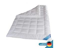Schlafmond Medicus Clean Allergiker Ganzjahresdecke 220 x 240 cm, wärmeregulierende Decke aus Baumwolle, Bettdecke bis 95 Grad waschbar, Made in Germany