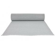Kela Antirutschmatte CORETTA 150 x 30 cm Schubladenmatte, rutschhemmende Unterlage, Kofferraummatte, Teppich-Stopp, Anti-Slip-Pad, Unterlegmatte, PVC-Kunststoff, grau, individuell kürzbar