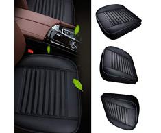 BALLSHOP Auto Sitzauflage Sitzbezüge Sitzkissen PU Leder Bambus Kohle