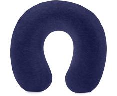 AmazonBasics - Nackenkissen aus Memoryschaumstoff, Marineblau