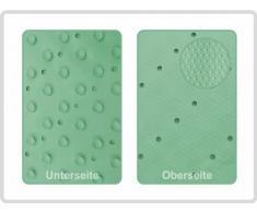 Badewannen-Einlage Badematte Antirutsch-Einlage Sicherheitseinlage mint-grün, aus Gummi, 76cm x 35cm