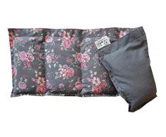 Körnerkissen Natur Kühlkissen Wärmekissen Wendekissen Dinkelkissen 100% Baumwolle Westfalenstoffe Rosenborg Unser Premium Kissen 50x20cm