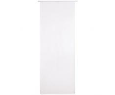 Bestlivings Flächen-Vorhang Blickdicht Schiebe-gardine Raumteiler Schiebe-Vorhang ca.60cm x 245cm, Auswahl: ohne Zubehör, weiß - perlweiß