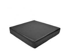 Sitzauflage für Rollstühle und Bürostühle zur Druckentlastung | Gesunde Körperhaltung, gegen Rückenschmerzen | Sitzkissen | Ergonomisches Rollstuhlkissen | 38x38, schwarz