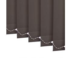 Jalousie Lichtfilter, Wasserdicht Privatsphäre Blackout Vertikal-Lamellen für Terrasse/Wohnzimmer/Schlafzimmer/Bad (Size : W110×H220cm)