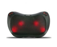 Massagekissen Shiatsu Massagegeräte für Nacken Schulter Rücken, Arealer Elektrische Nackenmassagegerät mit Wärmefunktion und 3D-rotierenden Massageköpfen für Muskelschmerzen Erleichterung