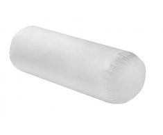 sleepling 196518 Feder- und Daunenkissen Nackenrolle, Bezug aus 100% Baumwolle, 15 x 40 cm, weiß