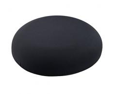PrimoCare Orthopädischer Memory-Schaum Sitzring für druckfreies Sitzen. Hämorrhoiden und Anti-Dekubitus Sitzkissen, schmerzlindernd und entlastend. Abnehmbarer Bezug in Schwarz, Ø 44 cm, 9 cm hoch