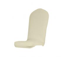 Feste Farbe Elastischen Stuhlhusse Stuhlüberwurf Hussen Halbkreis Speisen Stuhl Stuhlabdeckung Slipcover Licht - #5