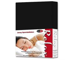 CelinaTex Relax Boxspringbett Wasserbett Spannbettlaken 140x200-160x220 cm Silber grau Baumwolle Laken