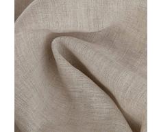 URBANARA Bettwäsche-Set Bellvis - 100% reiner Leinen, Natur - 1 Bettbezug 225x220 cm + 2 Kissenbezüge 50x75 cm, 3-teiliges Set Leinen-Bettwäsche in Übergröße