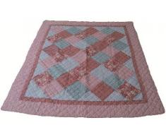 Beauty.Scouts Patchworkdecke Tagesdecke Plaid Peach Blossom 155x180 cm Größe 155x180