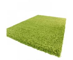 Shaggy Hochflor Langflor Teppich Sky Einfarbig in Grün, Grösse:120x170 cm