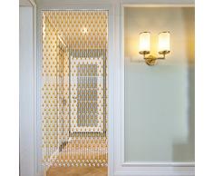 ZYCLSSRV Glas kristall perlen kettenvorhang,Dekorative tür zeichenfolge Vorhang perlen-G 1.98m