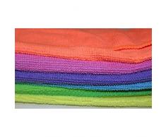 6x Mikrofaser Tücher neonfarben Spültuch Qualität 30x30cm 80/20 Tuch