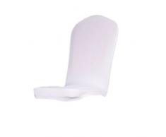 SFHTFTRGJRYJ Weiche Stuhlhusse Stuhlüberwurf Hussen Stuhl Stuhlabdeckung Casual Chic Einfarbig Beige Zuhause Ornament Mode Party Simplicity Stuhl Hocker Protektoren (Color : Weiß, Size : Size)
