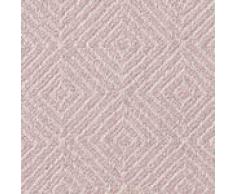 URBANARA Kaschmirdecke “Uyuni“ -100% Reiner Kaschmir, Decke mit Rautenmuster– 140cm x 200cm, Zartrosa/Creme, Dekodecke, Sofadekce, Überwurf, Bettdecke