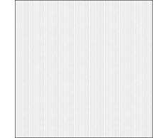 Gardinia Flächenvorhang Stoff Fadenstore weiß 60 x 245cm, 60 x 245 cm