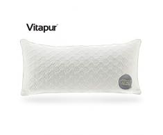 Kopfkissen 40 x 80 Aloe Vera - Kühl im Sommer, Warm im Winter - No.1. Seitenschläfer Kissen mit beruhigender Wirkunh - Sehr Atmungaktiv (AloeVera)