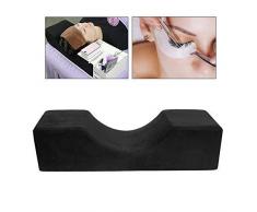 Makeup Wimpernverlängerungs-Kissen und Regal-Satz, Schönheitssalon-Kissen, das Wimpern-Kurven-Kissen-Plüsch-Samt-Hals-Stützkissen mit Acrylregal verpflanzt