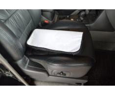 Autositz-Auflage/Sitzauflage /Sitzaufleger/Stuhlkissen/Rollstuhlauflage aus echtem Lammfell 40x40cm (Schiefer)