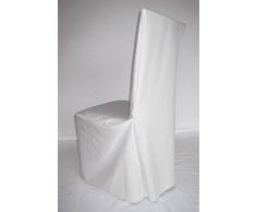 Stuhlhusse creme champagner PREMIUM MATT Schwingstuhl schwere GASTROQUALITÄT in Baumwolloptik