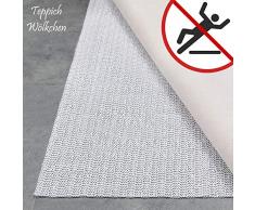 Teppich Wölkchen Teppich-Unterlage Anti-Rutsch-Matte II 17 Größen II rutschfest in Schublade Auto Kofferraum und Zuschneidbar I 130 x 190 cm