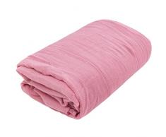 FEESHOW Baby Mohair Kostüm Wickeltuch mit Haarband Decke Häkel Babytuch mit kleinen Polka Punkte Baby Fotografie Requisit Schlafsack Prop Fotoshooting Pink C One_Size