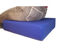 LUplus Orthopädische Sitzerhöhung 40x40x Höhe 10 cm Farbe: blau