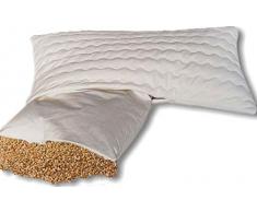 Natur-shop24 Bio Hirsekissen 40x80 Hirsepsreu Hirseschalen Kissen Komfort 40 * 80 cm