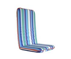 Polsterauflage Gartenstuhlauflage Modell 720 Streifen (120x50 cm Hochlehnerauflage)